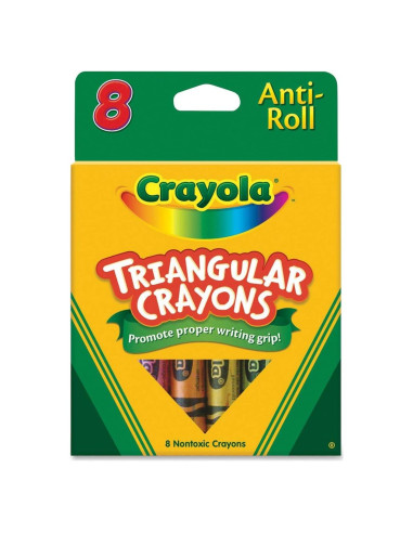 Crayones Triangulares Crayola 8 Colores - Paquete de 48