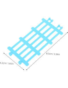 Cerca Miniatura de Granja VICASKY 10 Piezas Azul 8.5x4.2cm 2