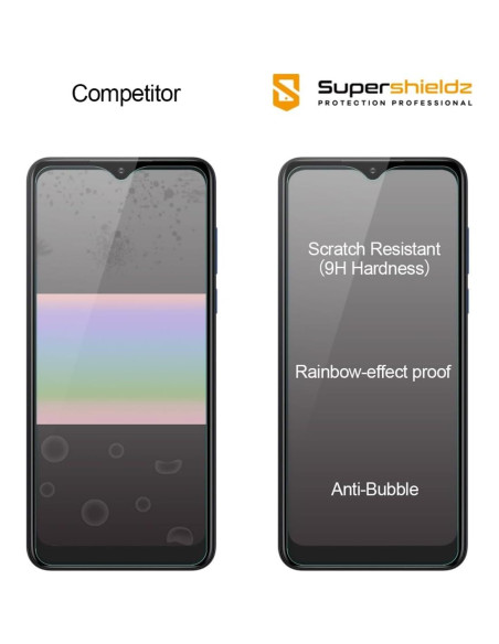 Protector de Pantalla Vidrio Templado Supershieldz para Moto G Pure - 3 Pzas