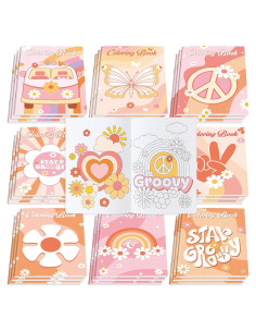 24 Libros para Colorear Hippie Boho Honoson - Actividades Niños