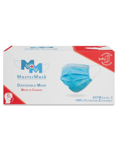 Mascarillas Desechables Master Mask 3 Capas - 50 Unidades