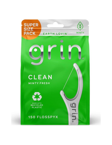 Hilo Dental Grin Cuidado Oral 150 Unidades Sabor Menta