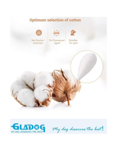 Bastones de Algodón Grandes GLADOG para Perros - 15.24 cm 2