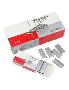 10000 Grapas Metálicas No.10 Aacehlh para Grapadora