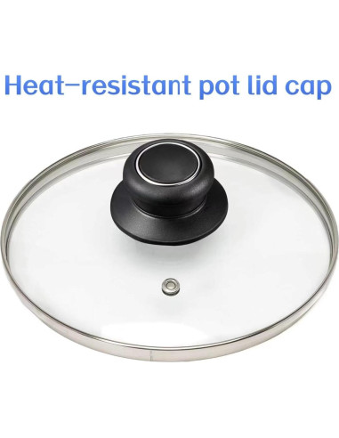 2 Perillas de Tapa de Olla LHMofei de Baquelita, Resistente al Calor