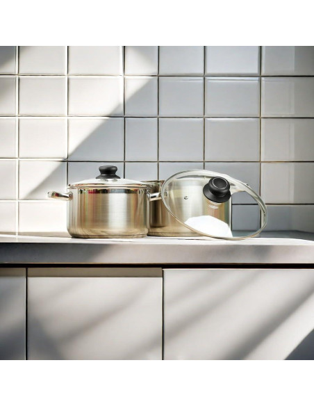 2 Perillas de Tapa de Olla LHMofei de Baquelita, Resistente al Calor