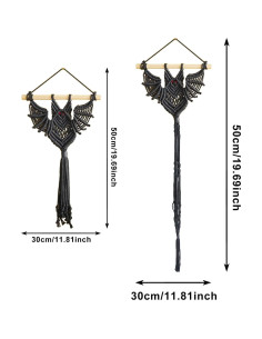 Decoración Colgante de Murciélago Gótico Fcimu 30x99cm 2