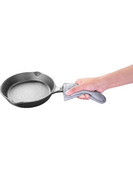 Cubiertas de Mango Calientes Linwnil, 4 Piezas Plata