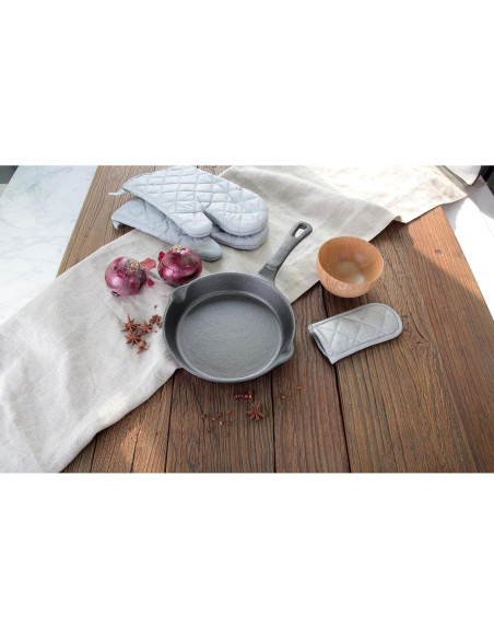 Cubiertas de Mango Calientes Linwnil, 4 Piezas Plata