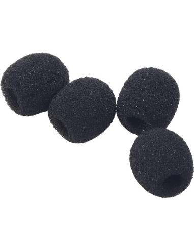 12 Fundas de Espuma para Micrófono Lavalier Kicada 7mm