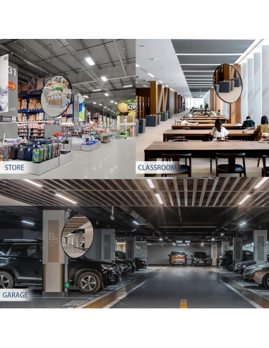 Espejo de Seguridad Convexo Vilmon 61 cm Ajustable Negro