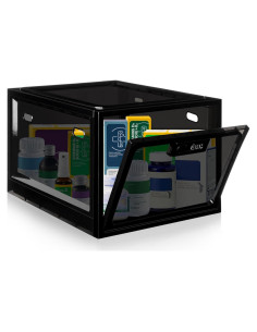 Caja de Seguridad para Medicamentos chefeggukk 12.6L Negra