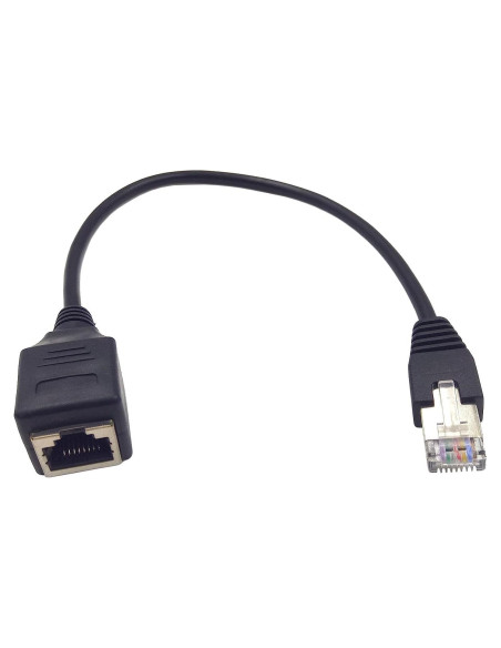 Cable de Extensión Ethernet Cat6 Haokiang RJ45 Macho a Hembra 30.48 cm