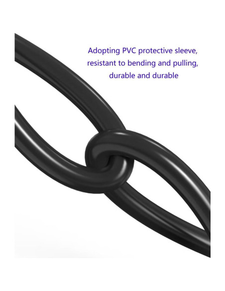 Cable de Extensión Ethernet Cat6 Haokiang RJ45 Macho a Hembra 30.48 cm