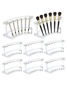 Soporte Acrílico para Plumas SOUJOY - 8 Unidades, 6 Ranuras