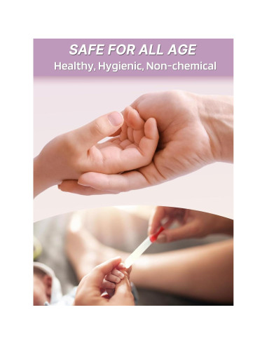 2 Pulidores de Uñas de Vidrio Diodiva con Estuche - Oro Rosa y Rojo