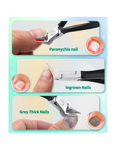 Cortador de Uñas Encarnadas ILLFER Acero Inoxidable 12 cm