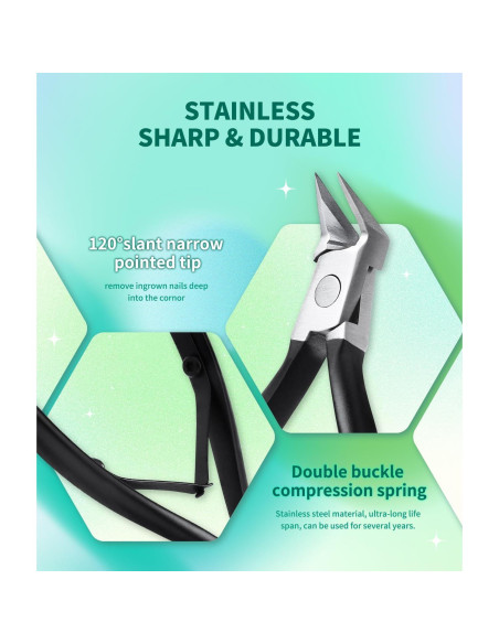 Cortador de Uñas Encarnadas ILLFER Acero Inoxidable 12 cm