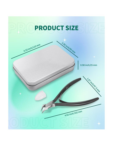 Cortador de Uñas Encarnadas ILLFER Acero Inoxidable 12 cm