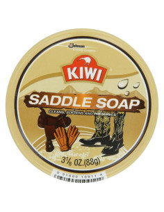 Jabón para Sillas Kiwi 88.9g - Limpia y Preserva Cuero