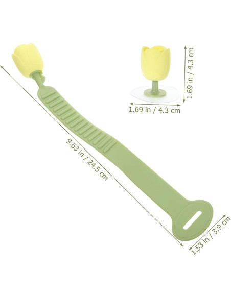 Elevador de Asiento y Tapa de Inodoro Aboofan Verde Silicona