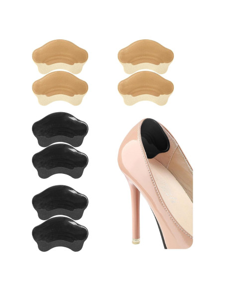 Almohadillas de Gel para el Talón HiRui - 4 Pares Antideslizantes