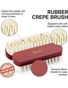 Cepillo de Suede Crepe Stone and Clark - Limpiador Natural 2