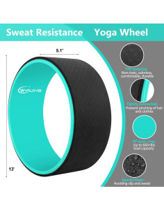 Juego de Yoga 11 en 1 WYRJXYB - Rueda, Bloques, Bandas y Más 2