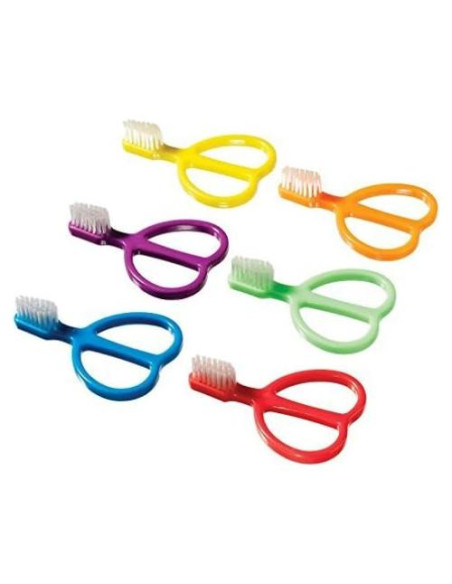 Cepillos de dientes Plak Smacker Etapa 2 para niños - Paquete de 6