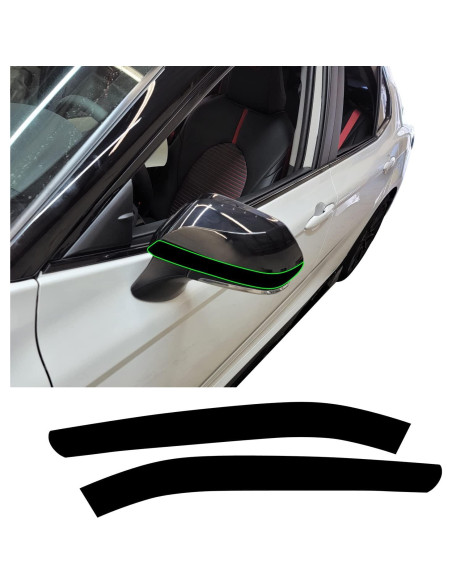 Kit de Vinilo Precortado Gomu para Espejo Lateral Camry 2018-2021 - Gloss Azul Bebé