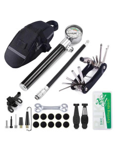 Kit de Herramientas para Bicicleta YBEKI MU01 - 10 en 1 con Bomba 210 PSI