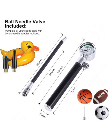 Kit de Herramientas para Bicicleta YBEKI MU01 - 10 en 1 con Bomba 210 PSI