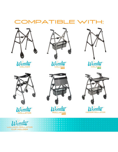 Soporte para Taza Stander Wonder - Accesorio para Andadores