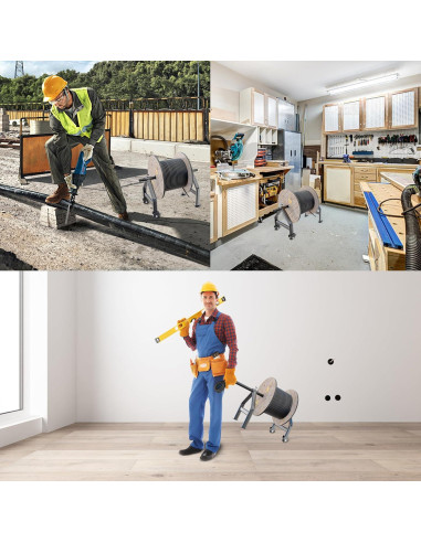 Carro de Cable Portátil TRUSOON para Bobinas de 20-71 cm