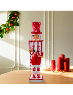 Cascanueces de Menta Kurt S. Adler 38.1 cm Rojo 2