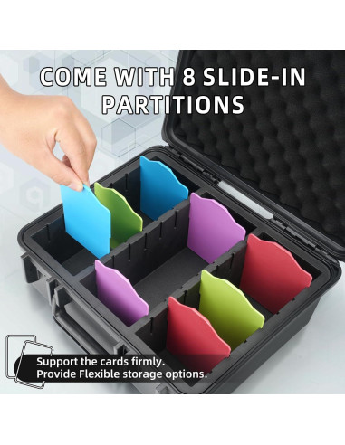 Caja de Almacenamiento Impermeable ZENACCE para 360 Tarjetas