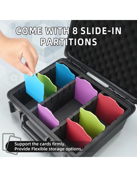 Caja de Almacenamiento Impermeable ZENACCE para 360 Tarjetas