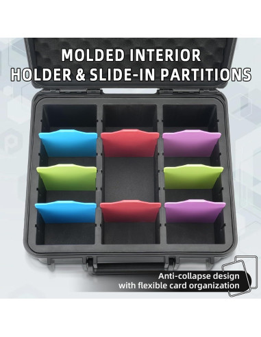 Caja de Almacenamiento Impermeable ZENACCE para 360 Tarjetas
