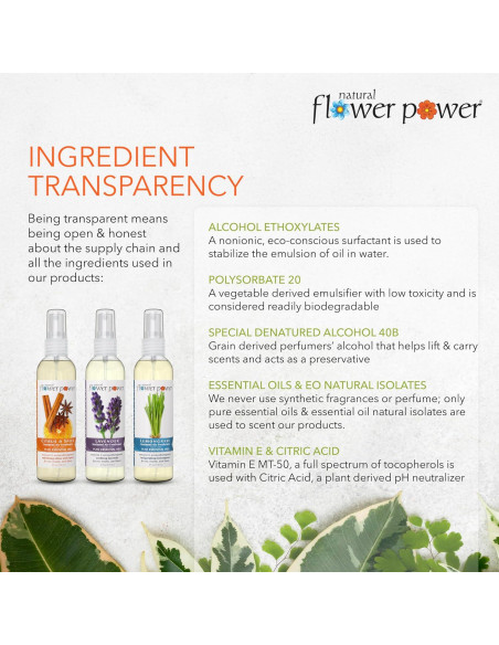 Aerosol Desodorante Natural Poder Floral - 3 x 118 ml