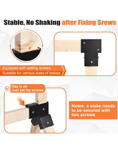 Soportes de Objetivo Modular GADFISH 2x4 con 12 Ganchos