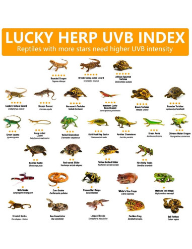 Lámpara de Calor UVA UVB 125W LUCKY HERP para Reptiles