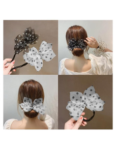 Hacedor de Moño de Cabello Francés Deft - 2 Piezas Accesorios