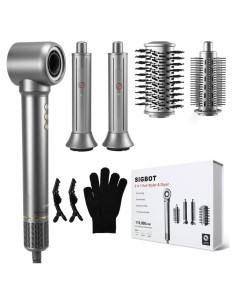 Estilizador de Cabello 5 en 1 SIGBOT ZCY892-A, Secador y Rizador