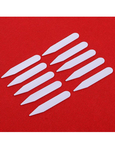 200 Soportes para Cuello de Camisa UUYYEO - Plástico 6x1cm