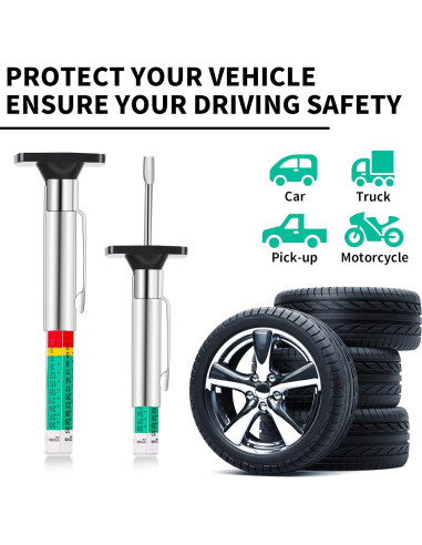 Medidor de Profundidad de Banda de Rodadura Molain - 2 Unidades