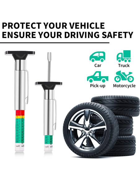 Medidor de Profundidad de Banda de Rodadura Molain - 2 Unidades