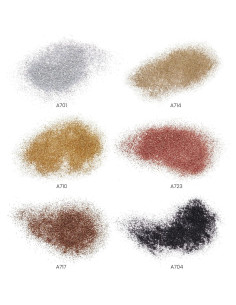 Set de 6 Brillos Metálicos Fino Arteza 42.52 g para Manualidades 2
