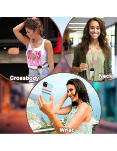 Correa Ajustable para Teléfono XANGNIER con Cartera Multicolor 2