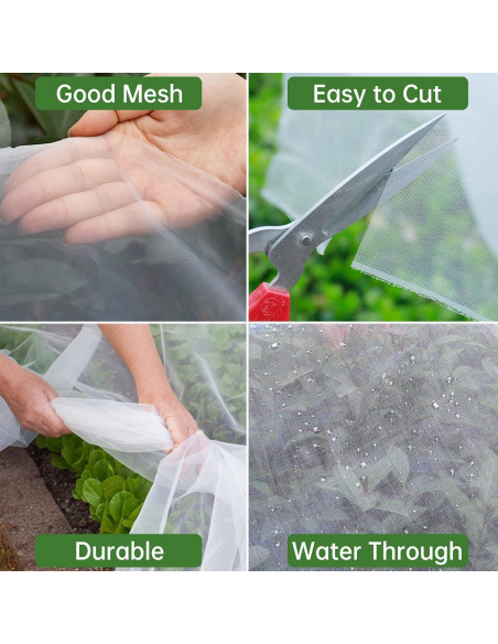 Malla de Jardín BILIENTE 2.44m x 10.06m para Insectos
