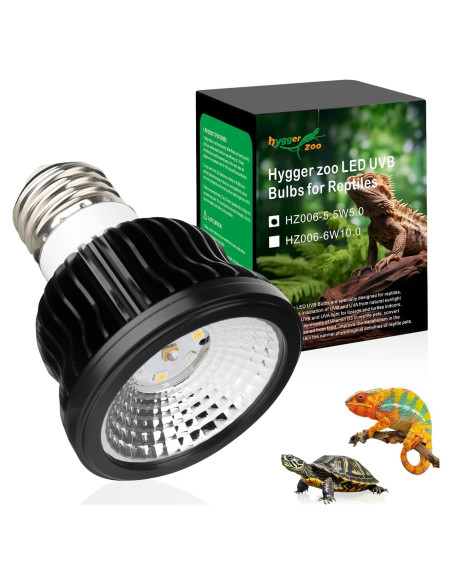 Bombilla UVB 5.5W Hygger Zoo para Reptiles - Espectro Completo